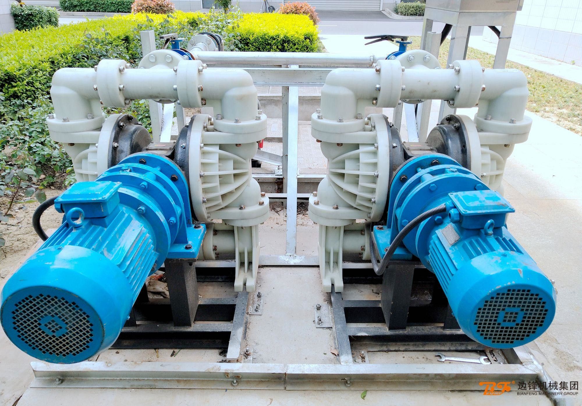 助力企业污水处理方案升级！大流量隔膜泵替换进口泵的又一案例